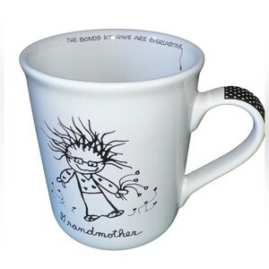 Grandmother Grandma Coffee Mug with Thank You Quote Large 12+ Ounces